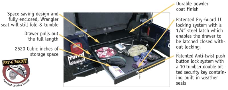 Tuffy Products — Tuffy Long Drawer Black
Underseat Drawer - view 4