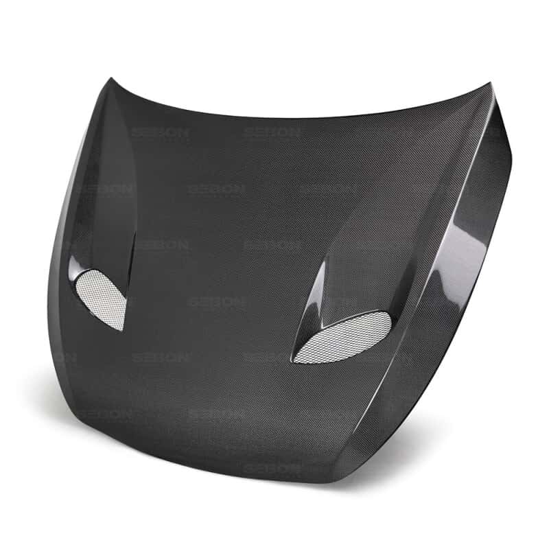 Seibon — Seibon 17-19 Infiniti Q60 TSII-Style Carbon Fiber Hood - view 1