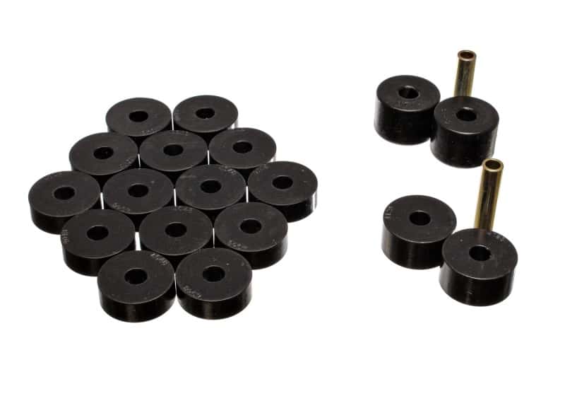 Energy Suspension — Energy Suspension 74-75 Jeep CJ5/CJ7/CJ8 Scrambler Black Body (Cab) Mount Set
BodyMntBshKt - view 1