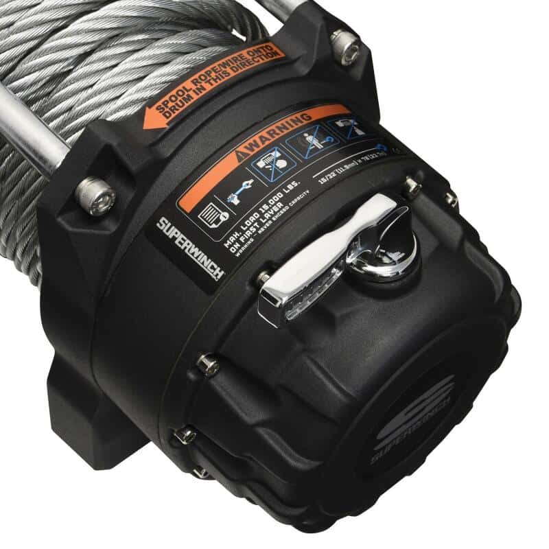 Superwinch — Superwinch 15000 LBS 12V DC 7/16in x 82ft Wire Rope Tiger Shark 11500 Winch - view 19