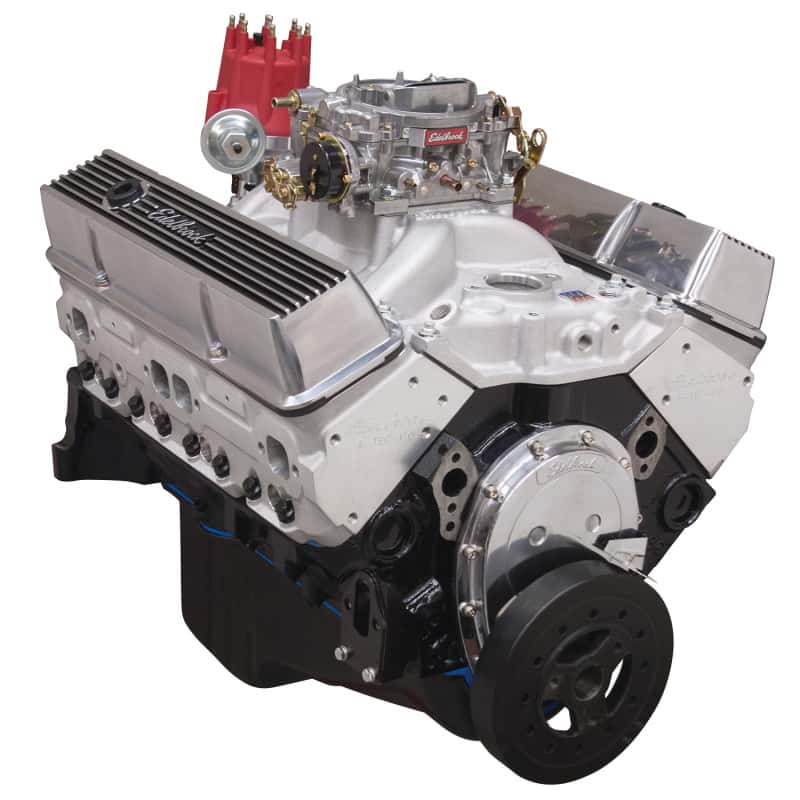 Edelbrock — Edelbrock Crate Engine Edelbrock 9 0 1 Performer E-Tec No Water Pump As Cast
CRATE ENGINE - view 3