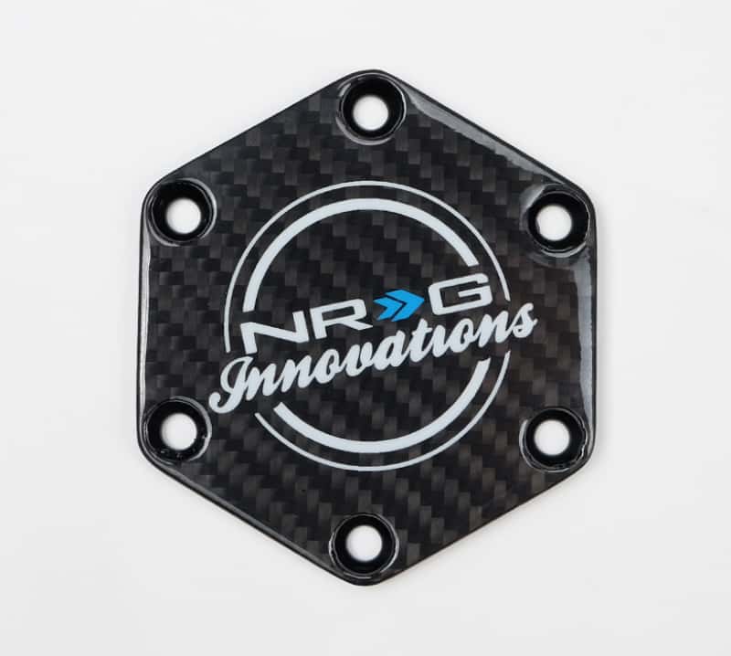NRG — NRG Carbon Fiber Horn Delete Button Circular Logo Front/ Back - view 1