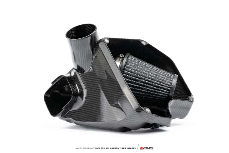 AMS — AMS Performance 15-18 BMW M3 / 15-20 BMW M4 w/ S55 3.0L Turbo Engine Carbon Fiber Intake - view 8