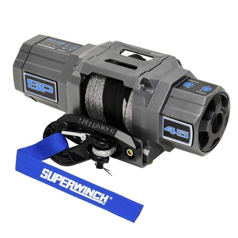 Superwinch — Superwinch 4500 LBS 12V DC 1/4in x 40ft Synthetic Rope Hawse Fairlead SP 45SR Winch - view 1