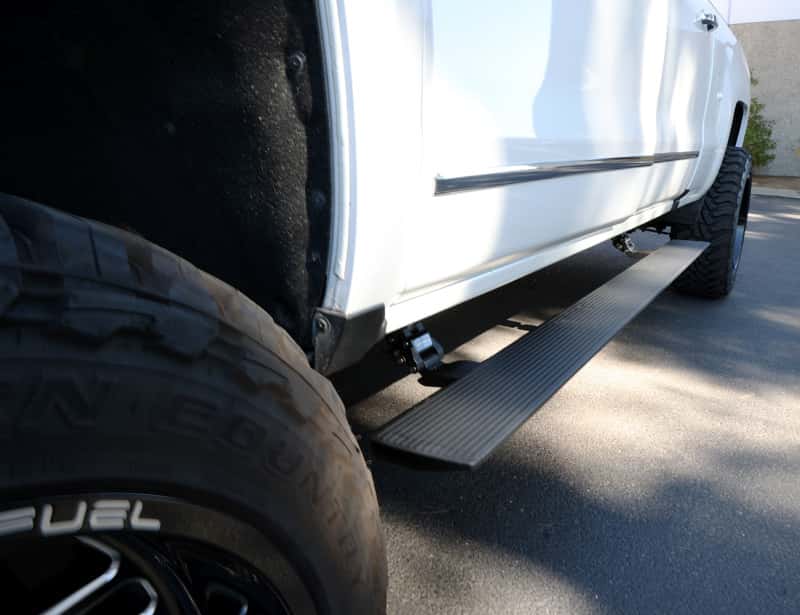 Go Rhino — RealTruck 15-19 Chevy Silverado 25/3500HD CC Dsl 4dr VoltStep Electric Running Board Kit - Tex. Blk
VoltStep Elec. Board - view 1