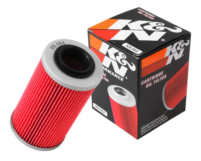 K&N Engineering — K&N Can/AM Spyder RT 998/ Buell 1125R -2.2219in OD x 0.969in ID x 3.813in H Oil Filter - view 5