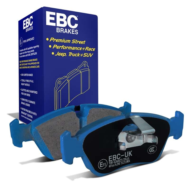 EBC — EBC 99-02 BMW Z3 Bluestuff Front Brake Pads
Disc Brake Pad - view 2