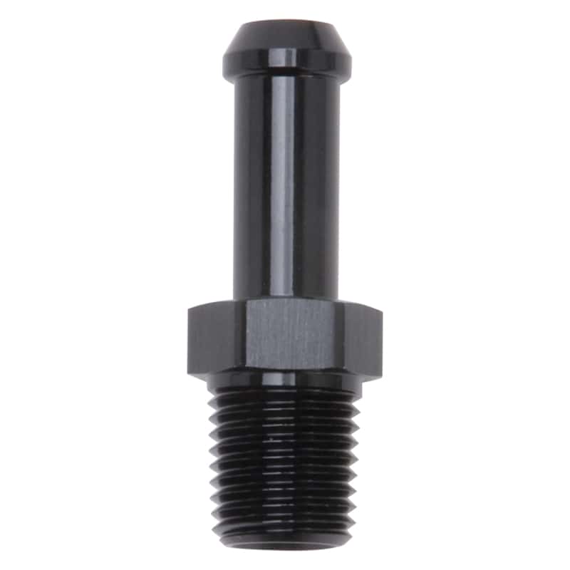 Edelbrock — Edelbrock Hose End Straight 1/4In NPT to 3/8In Barb Black Anodize
KIT PARTS - view 2
