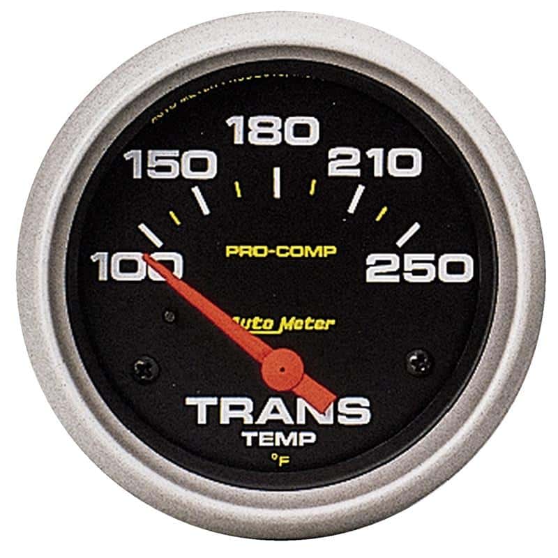 AutoMeter — Autometer Pro-Comp 2 5/8in 100-250 F Electric Transmission Temperature Gauge
2-5/8" TRANS TEMP, 1 - view 1