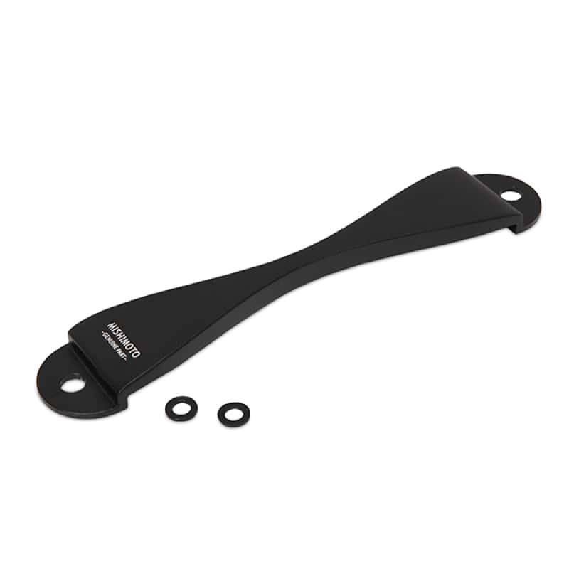 Mishimoto — Mishimoto Subaru CNC Battery Tie-Down - Black - view 1