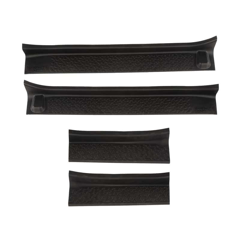 Rugged Ridge — Rugged Ridge 2018-20 Jeep Wrangler JL / 2020 Jeep Gladiator All Terrain Door Entry Guard Kit
Door Sill Protector
OFFROAD_INTERIOR - view 1
