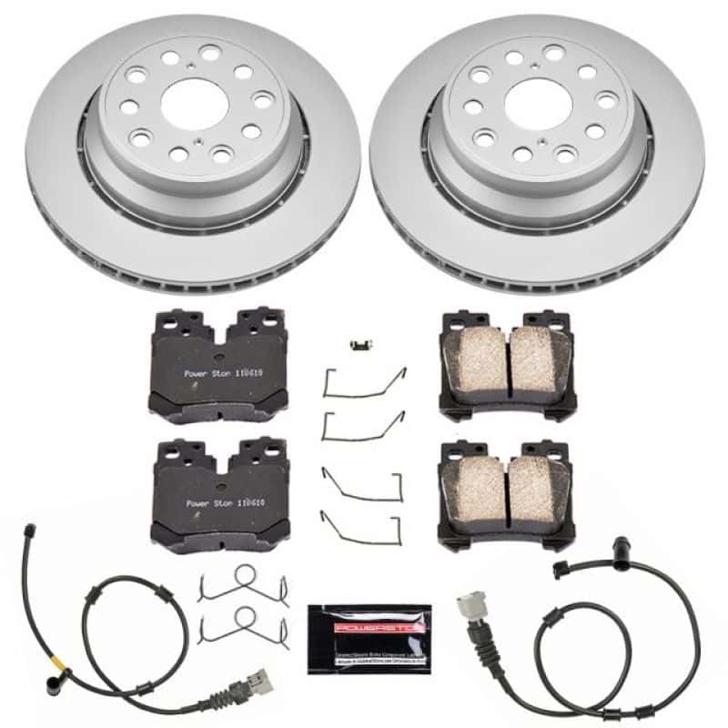 PowerStop — Power Stop 10-17 Lexus LS460 Rear Z17 Evolution Geomet Coated Brake Kit - view 1