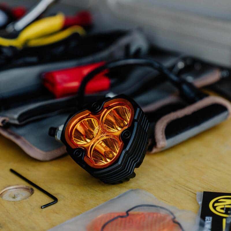 KC HiLiTES — KC HiLiTES FLEX ERA 3 Performance Yellow Spot Beam Lens - view 3