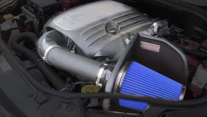 CORSA Performance — Corsa Apex 11-17 Jeep Grand Cherokee 5.7L MaxFlow 5 Metal Intake System
Air Intake - view 5