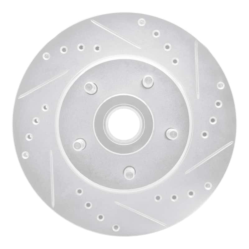 R1 Concepts — R1 87-92 Lincoln Mark VII Front Right Drilled & Slotted Silver Brake Rotor
R1 Brake Rotor Drill - view 1