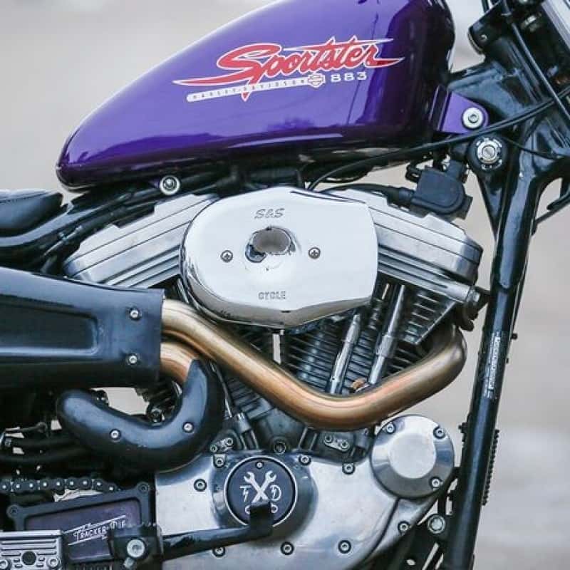 S&S Cycle — S&S Cycle Stealth Applications Tribute Air Cleaner Cover - Chrome - view 1