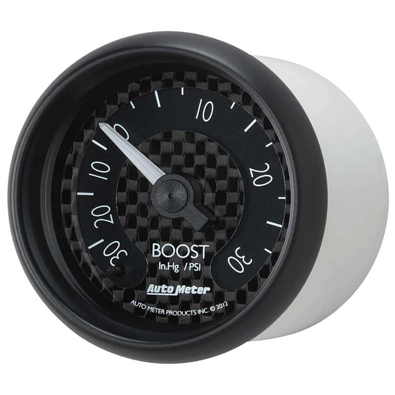 AutoMeter — Autometer GT Series 52mm Mechanical 30 In Hg/30 psi Vacuum/Boost Gauge
2-1/16" BOOST-VAC, 3 - view 2