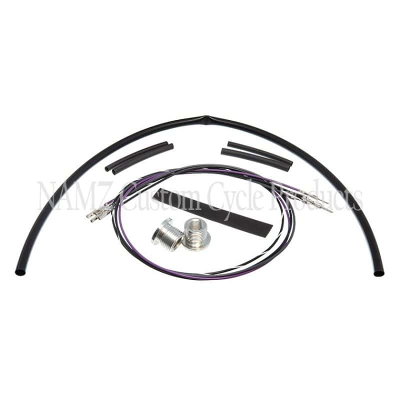 NAMZ — NAMZ Front O2 Sensor Extension Incl. Bung Reducer (For Fitment of 2009 FL Pipes on 2012 FXST & Dyna) - view 1