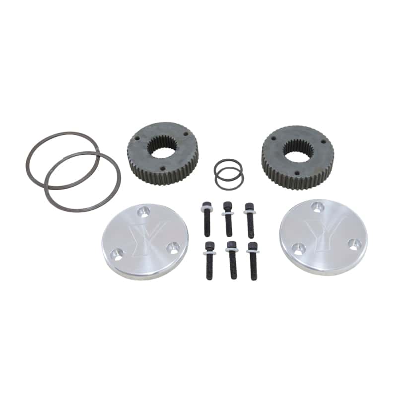 Yukon Gear & Axle — Yukon Gear Hardcore Drive Flange Kit For Dana 44 / 30 Spline Outer Stubs. Yukon Engraved Caps
Drive Flange Kit - view 3