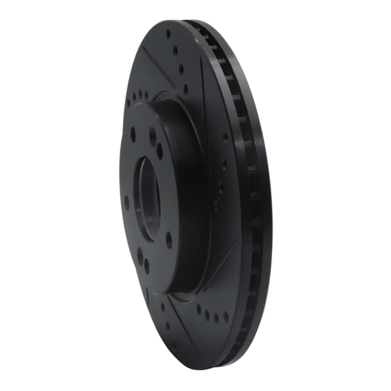 R1 Concepts — R1 2011-2025 Hyundai Elantra GT Front Right Drilled & Slotted Black Brake Rotor
R1 Brake Rotor Drill - view 2