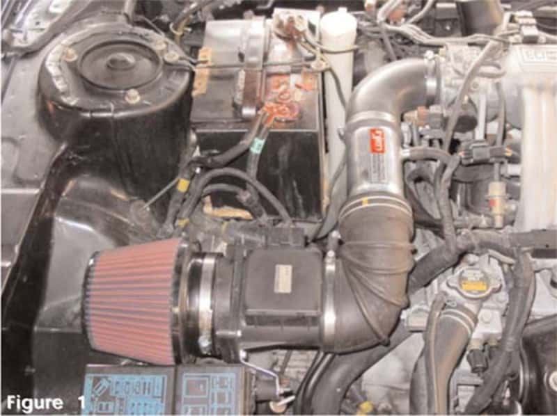 Injen — Injen 91-99 Mitsubishi 3000GT V6 3.0L Black IS Short Ram Cold Air Intake
Short Ram Intake - view 4