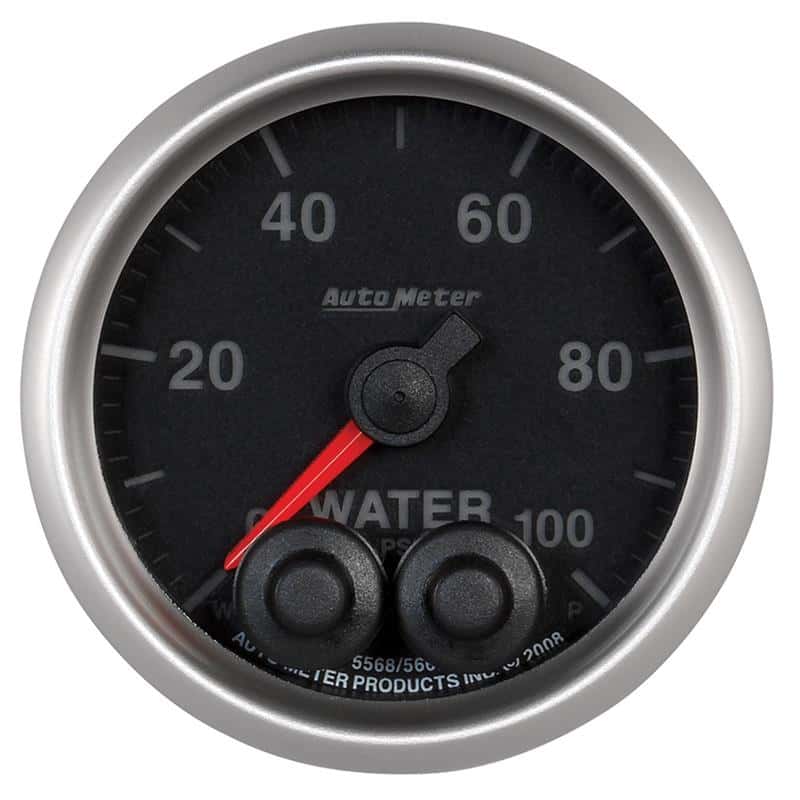 AutoMeter — AutoMeter Gauge Water Press 2-1/16in. 100PSI Stepper Motor W/Peak & Warn Elite
GA 2" WTRP 100PSI EL - view 4