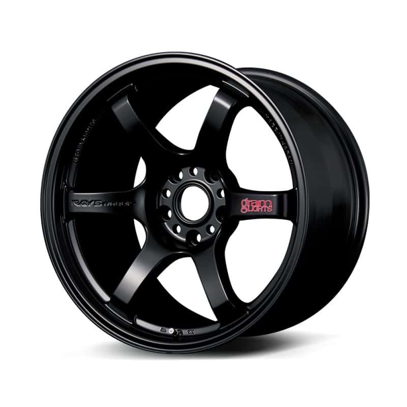 Gram Lights — Gram Lights 57DR 18x9.5 +12 5x114.3 Semi Gloss Black Wheel - view 1