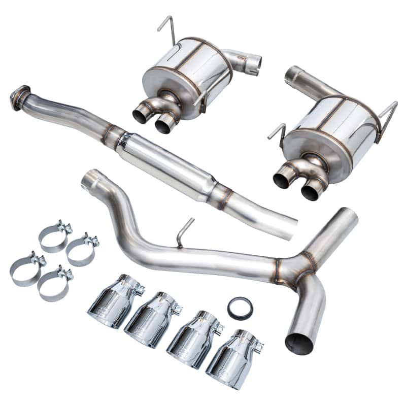 AWE Tuning — AWE Tuning Subaru STI VA / WRX GV / STI GV Sedan Touring Edition Exhaust - Chrome Silver Tip (102mm)
Touring Exhaust - view 5