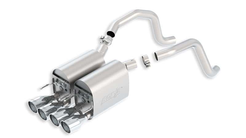 Borla — Borla 05-08 Corvette Coupe/Conv 6.0L/6.2L 8cyl 6spd RWD Touring SS Exhaust (rear section only)
Axle-Back System
ExhstSysKt - view 2