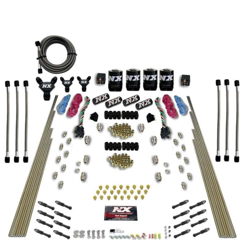 Nitrous Express — Nitrous Express 8 Cyl Dry Direct Port Dual Stage 4 Solenoids Nitrous Kit (200-600HP) w/o Bottle
Injection System Kit
N2OSys - view 1