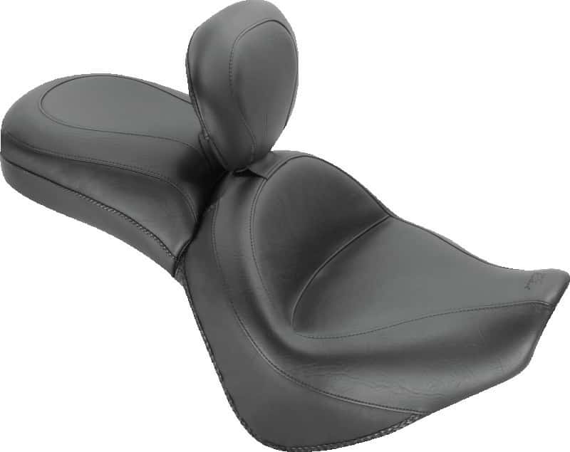 Mustang Motorcycle — Mustang 10-13 Honda VT1300C Sabre, 10-16 Stateline, 10-15 Interstate Touring 1PC Seat - Black - view 1