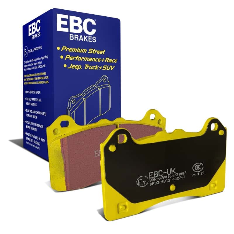 EBC — EBC 15-16 Ford Focus RS Yellowstuff Front Brake Pads
Disc Brake Pad - view 2