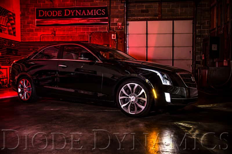 Diode Dynamics — Diode Dynamics 14-19 Cadillac ATS Cadillac ATS LED Sidemarkers (Pair) Smoked - view 4