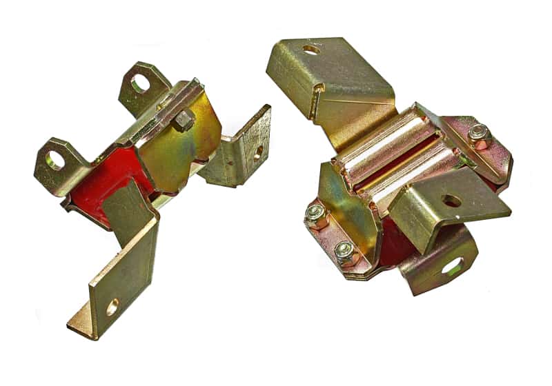 Energy Suspension — Energy Suspension 66-70 Ford Falcon / 67-72 Ford Mustang Red Motor Mount Set (2 pc set) - view 3