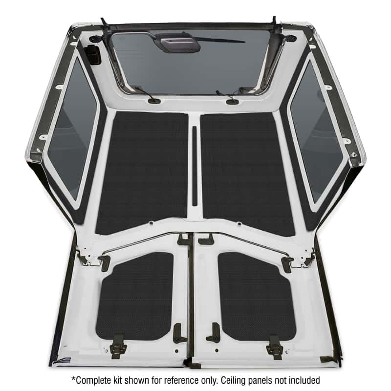 DEI — DEI 18-23 Jeep Wrangler JL 2-Door Boom Mat Rear Side Window Trim - 2 Piece - Black
Sound Dampening Kit - view 5
