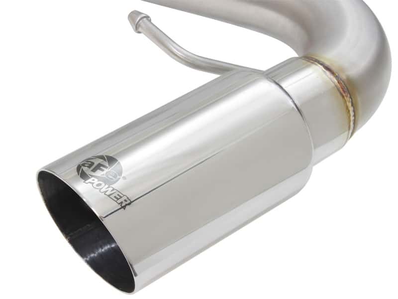 aFe — aFe MACHForce XP SS-304 Polish Tip 3.0in-2.5in Dia Cat Back Exhaust 11-13 BMW 335i (E90/E92) 3.0L
Cat-Back Exhaust - view 6