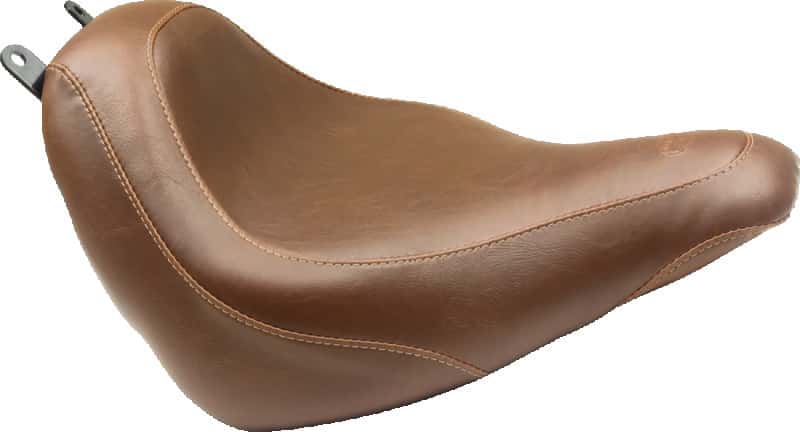 Mustang Motorcycle — Mustang 18-21 Harley Heritage Classic, Deluxe Wide Tripper Solo Seat - Brown - view 2