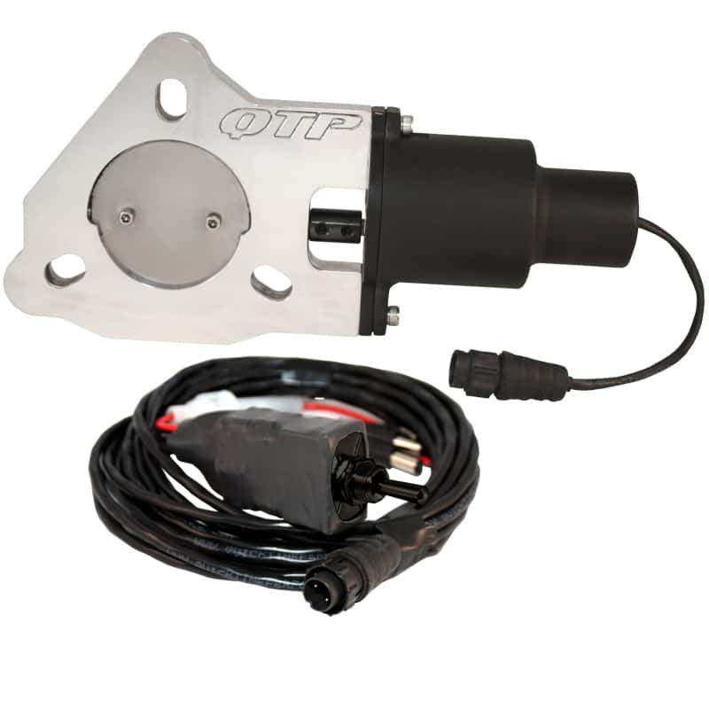 QTP — QTP 2.25in Bolt-On QTEC Electric Cutout Valve - Single - view 4