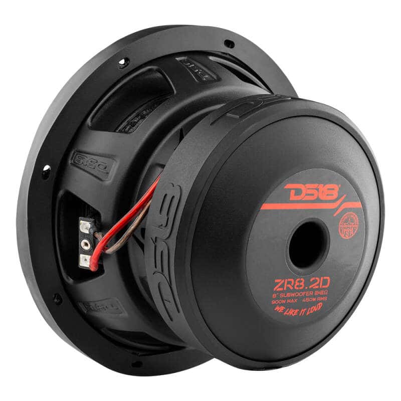 DS18 — DS18 8in 450 Watts RMS 2 ohm DVC ZR Subwoofer - view 1
