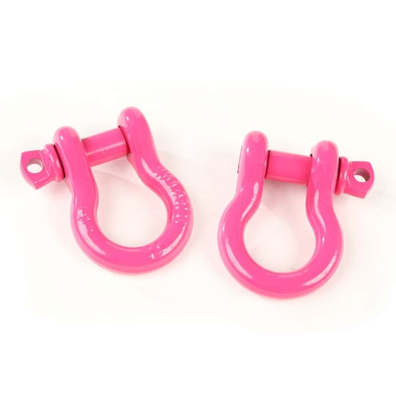 Rugged Ridge — Rugged Ridge Pink 3/4in D-Ring Shackles
D-Ring Shackle Kit
D-Ring - view 1