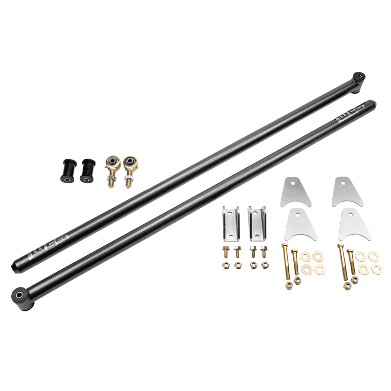 Wehrli — Wehrli 99-10 Ford / 94-22 RAM Univ RCLB/CCSB/ECSB 60in. Traction Bar Kit - Semi-Gloss Blk
TracBars 60 Weld SGB - view 2