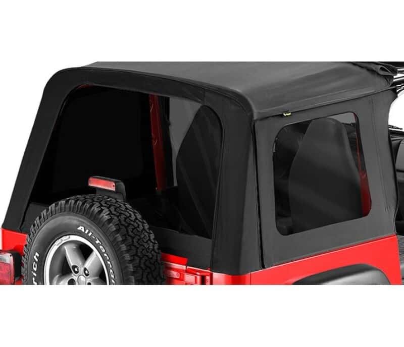 Bestop — Bestop 97-06 Jeep Wrangler TJ Exc. Unlimited Window Set (Sunrider Black Denim)
Window Set - view 1