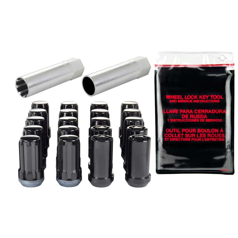 McGard — McGard SplineDrive Tuner 5 Lug Install Kit w/Locks & Tool (Cone) M14X1.5 / 1in. Hex - Blk - view 5