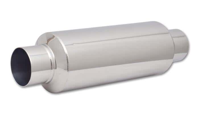 Vibrant — Vibrant SS Resonator (Standard Design) 3in inlet/outlet x 18in long w/ 5in OD resonator body
3"IDResonator18"Long
3"IDx18"LSSResonator
Exhaust Resonator - view 4