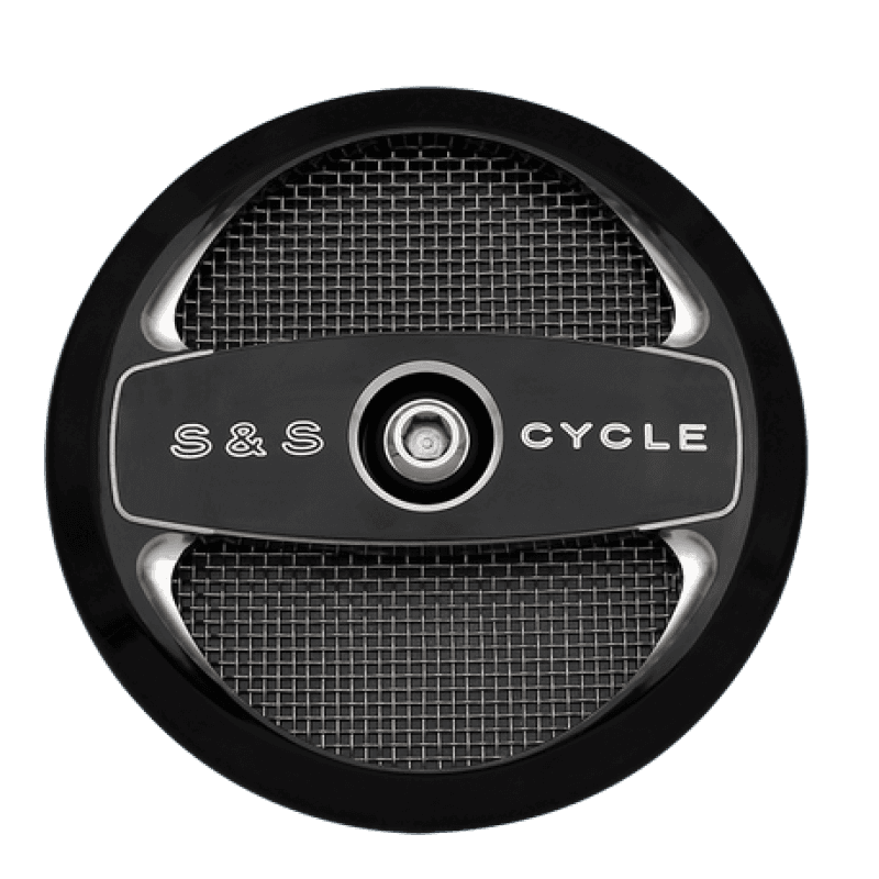 S&S Cycle — S&S Cycle Air 1 Air Cleaner Cover - Gloss Black - view 2