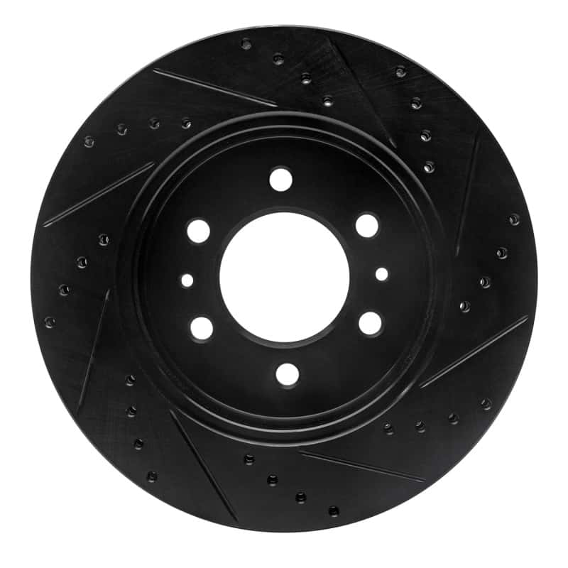 R1 Concepts — R1 09-09 Ford F-150 4WD Front Left Drilled & Slotted Black Brake Rotor
R1 Brake Rotor Drill - view 5