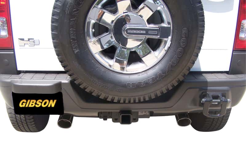 Gibson — Gibson 07-10 Hummer H3 Base 3.7L 2.5in Cat-Back Dual Split Exhaust - Aluminized
Truck/Suv - view 3
