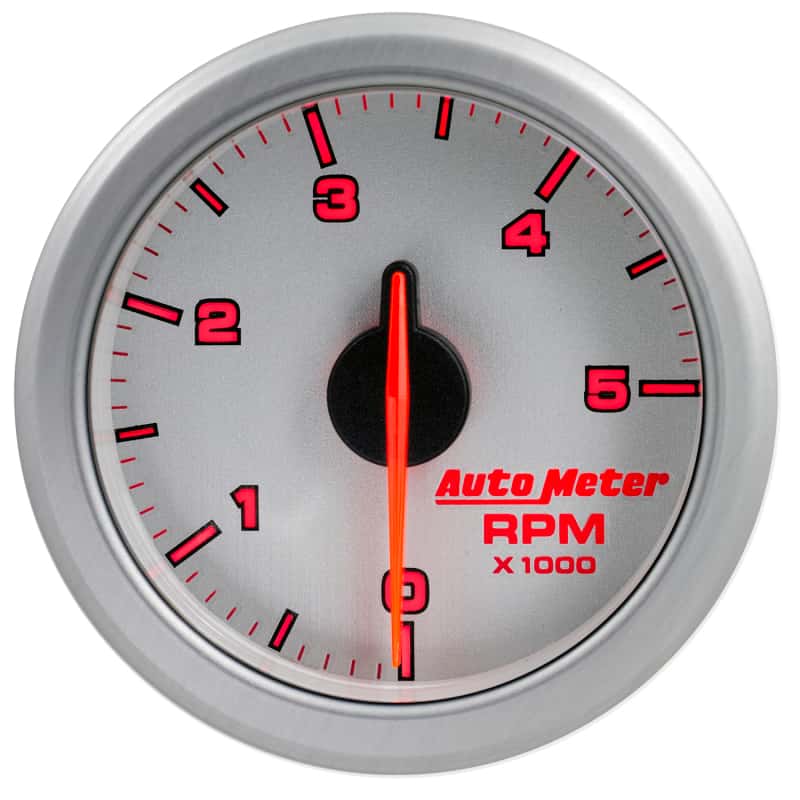 AutoMeter — Autometer Airdrive 2-1/6in Tachometer Gauge 0-5K RPM - Silver
GA 2" 5KRPM ARDRV SL - view 13