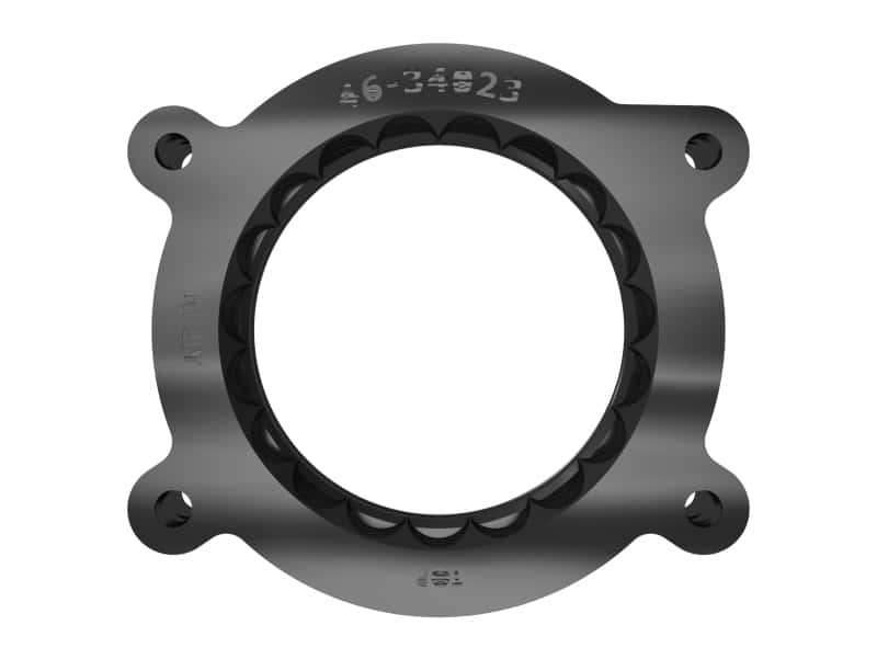 aFe — aFe 2020 Vette C8 Silver Bullet Aluminum Throttle Body Spacer / Works With aFe Intake Only - Black
Throttle Body Spacer - view 7