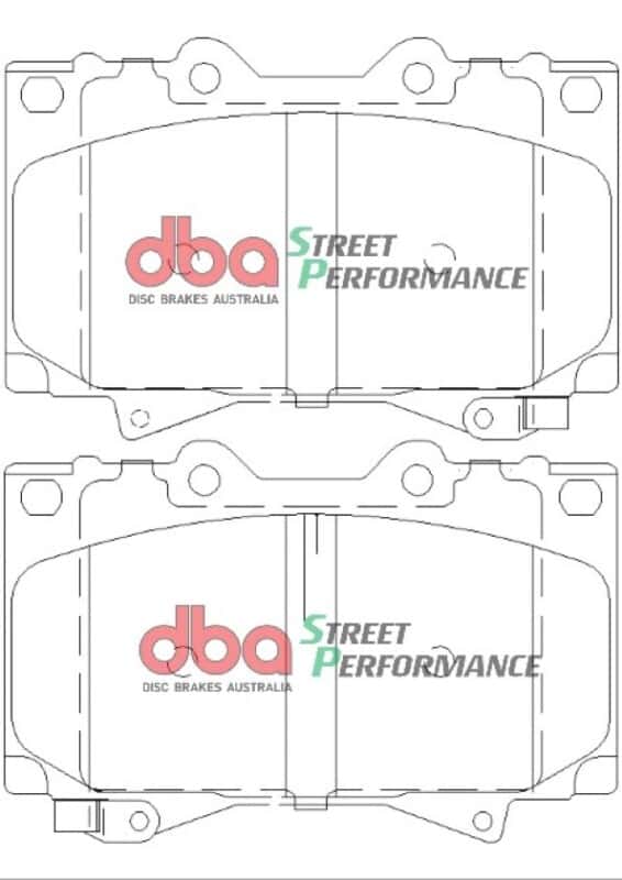 DBA — DBA 98-07 Lexus LX470 SP Performance Front Brake Pads
Brake Pad - view 4